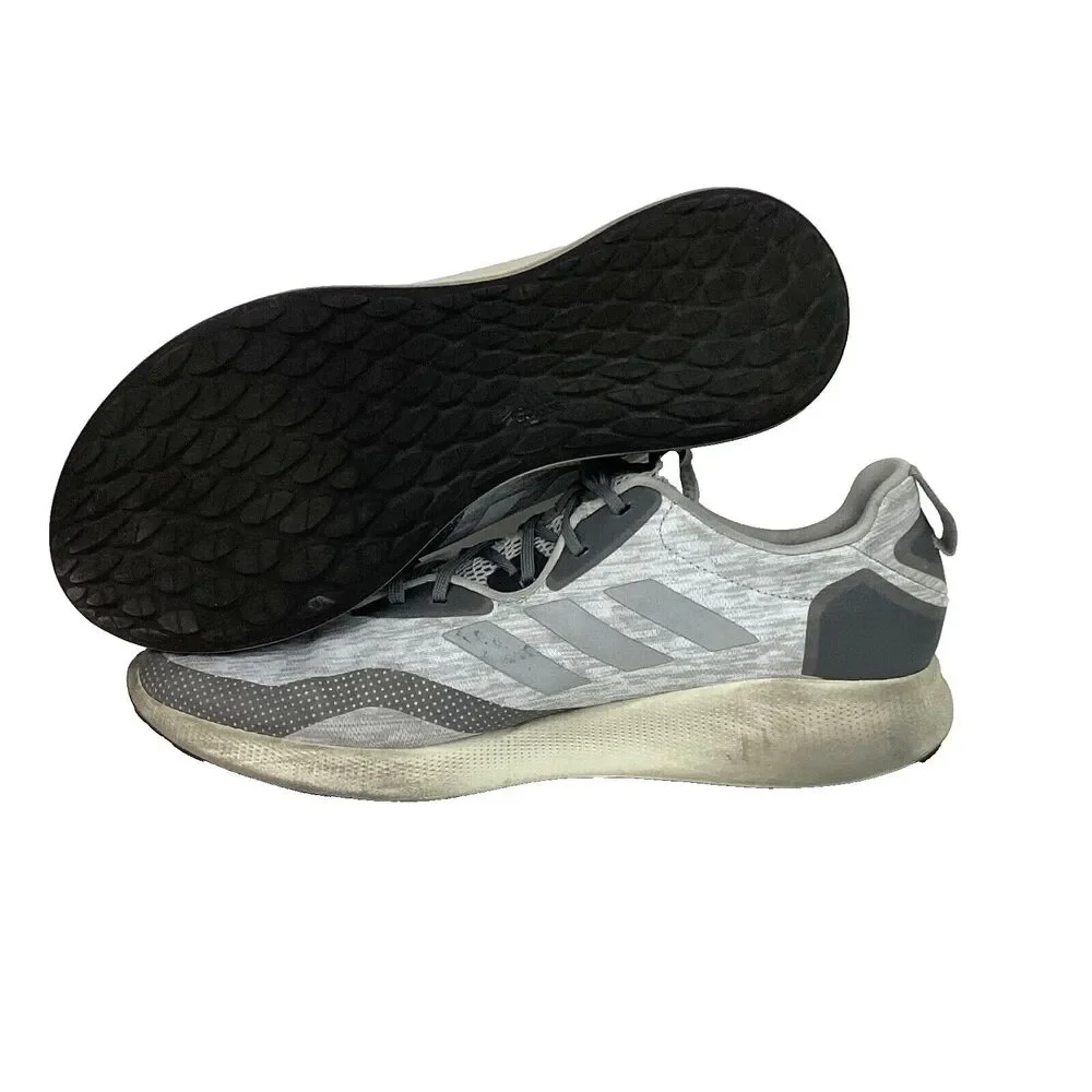 Adidas Purebounce+ - Men's Sz 13 - Grey Silver Metallic - Running Shoes - BC1037